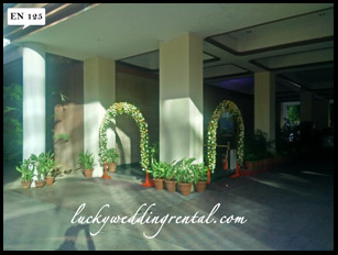 Lucky Wedding Rental entrance decoration