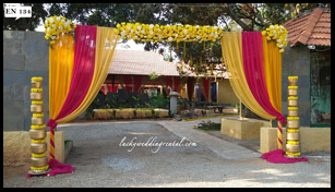 Lucky Wedding Rental entrance decoration