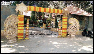 Lucky Wedding Rental entrance decoration