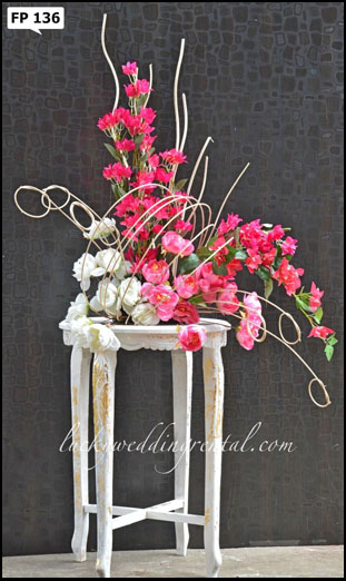 Lucky Wedding Rental fiberpots decoration