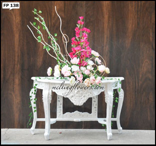 Lucky Wedding Rental fiberpots decoration