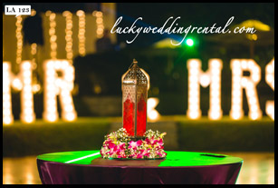 Lucky Wedding Rental lanterns decoration