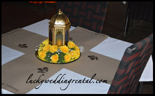 Lucky Wedding Rental lanterns decoration