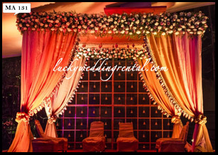 Lucky Wedding Rental mandap decoration