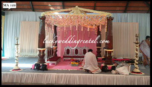 Lucky Wedding Rental Mandap Decoration