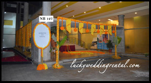 Lucky Wedding Rental Name Board Decoration