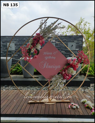 Lucky Wedding Rental Name Board Decoration