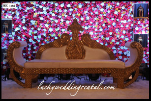 Lucky Wedding Rental seating decoration