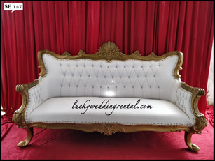 Lucky Wedding Rental seating decoration