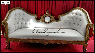 Lucky Wedding Rental seating decoration