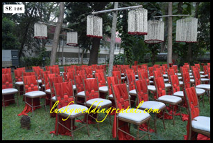 Lucky Wedding Rental seating decoration