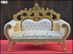 Lucky Wedding Rental seating decoration