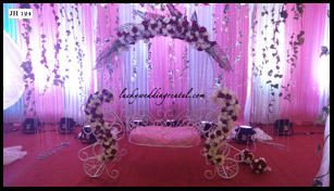 Lucky Wedding Rental jhoola decoration