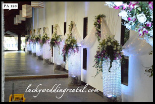 Lucky Wedding Rental Pathway decoration