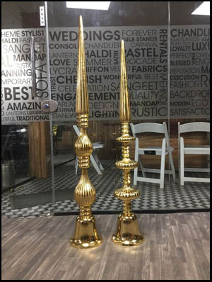 Lucky Wedding Rental Metal kalash decoration