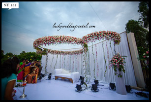 Lucky Wedding Rental stage decoration