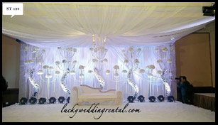 Lucky Wedding Rental stage decoration