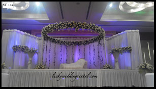 Lucky Wedding Rental stage decoration